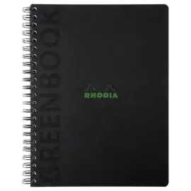 Cahier Greenbook rigide - A4+ - 5x5 - 160 pages - RHODIA 