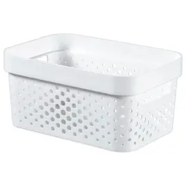 Panier de rangement Pixel 1.5L gris clair SUNDIS 