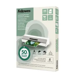 100 Pochettes de plastification mates - A6 - Recycl&eacute;es - Fellowes 