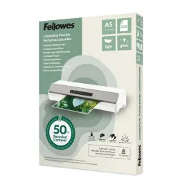100 Pochettes de plastification brillantes - A5 - Recycl&eacute;es - Fellowes 