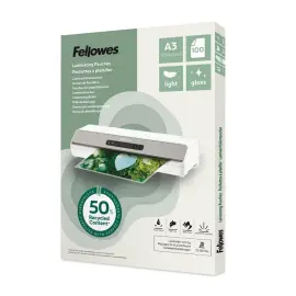 100 Pochettes de plastification brillantes - A3 - Recycl&eacute;es - Fellowes 