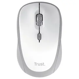 Souris Sans Fil Yvi+ Silencieuse - Recycl&eacute;e - Blanche - TRUST 