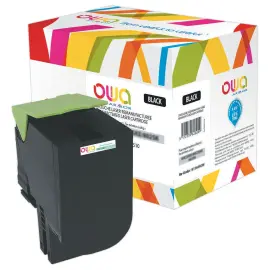 Toner &eacute;q. LEXMARK 70C20K0, LEXMARK 70C2HKE, LEXMARK 70C2HK0 - Haute capacit&eacute; - Noir - OWA 
