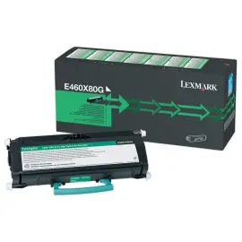 Toner LEXMARK  E460X80G noire 