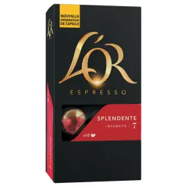 10 Capsules de caf&eacute; - Splendente - L'OR ESPRESSO 