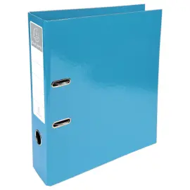 Classeur &agrave; levier - Dos 7 cm - Bleu clair - EXACOMPTA 