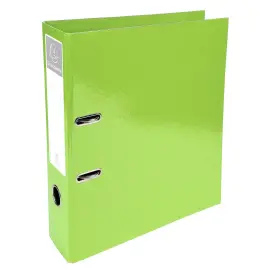 Classeur &agrave; levier - Dos 7 cm - Vert anis - EXACOMPTA 
