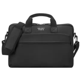 Sacoche PC 13,3" 2.0 - Design Durable & Renforc&eacute; - Noir- DELSEY 