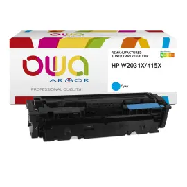 Toner compatible HP W2031X  OWA cyan 