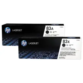 2 Toners HP 83A LaserJet - CF283AD - Noir - HP 