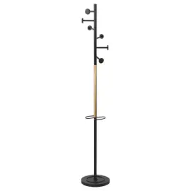 Portemanteau SNOOD Noir/bois - Unilux 