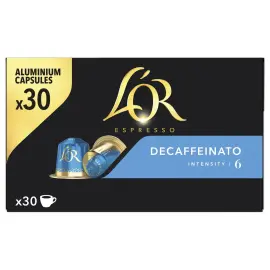 30 Caspules L'OR Decaffeinato - Compatibles Nespresso 