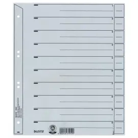 100 INTERCALAIRES A DECOUPER 1650 Gris 