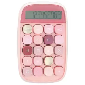 Calculatrice semi bureau Pop Petite - Rose 