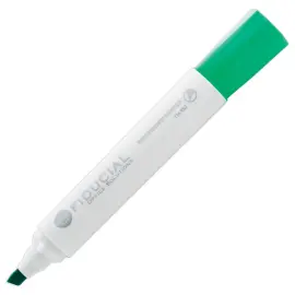 Marqueur pour tableaux blancs &agrave; pointe biseaut&eacute;e - Vert - FIDUCIAL 