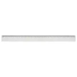 R&egrave;gle de bureau simple en plastique - 50 cm 