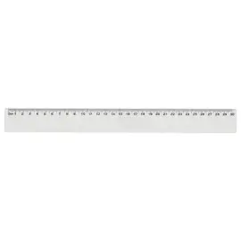 R&egrave;gle de bureau simple en plastique  - 30 cm 
