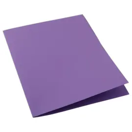 100 Chemises cartonn&eacute;es color&eacute;es - Violet - FIDUCIAL 