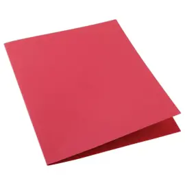 100 Chemises cartonn&eacute;es color&eacute;es - Framboise - FIDUCIAL 