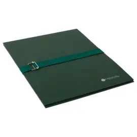 Chemise &agrave; sangle et boucle en m&eacute;tal - Vert fonc&eacute; - FIDUCIAL 