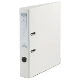 Classeur &agrave; levier - Dos 5 cm - Blanc - FIDUCIAL 