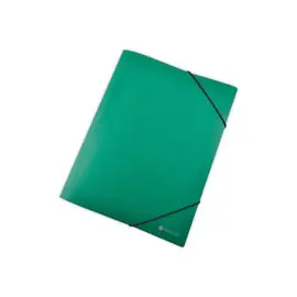 Chemise 3 rabats &agrave; &eacute;lastiques en polypropyl&egrave;ne - 5/10e - Vert - FIDUCIAL 