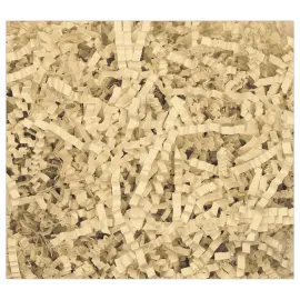 Frisure pliss&eacute;e 3 couches kraft - 80g - Ivoire - LA COURONNE 