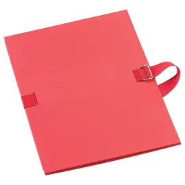 Chemise extensible &agrave; rabat et sangle rouge - FIDUCIAL 