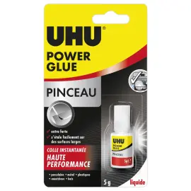 Colle Power Glue avec Pinceau - Rapide et Pr&eacute;cise - UHU 
