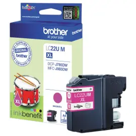 Cartouche BROTHER LC22UM magenta 