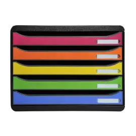 Module de classement Big Box Plus A4+ &agrave; l'italienne - 5 tiroirs - Coloris assortis - Exacompta 