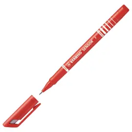 Stylo-feutre SENSOR F - Pointe fine - Rouge - STABILO 