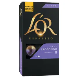10 Capsules de caf&eacute; - Lungo Profondo - L'OR ESPRESSO 
