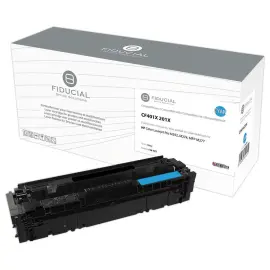 Toner remanufactur&eacute; &eacute;q. HP CF401X - Haute capacit&eacute; - Cyan 