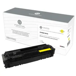 Toner remanufactur&eacute; &eacute;q. HP CF402X - Haute capacit&eacute; - Jaune 
