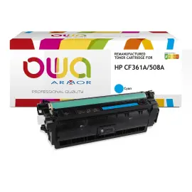 Toner &eacute;q. HP CF361A - Cyan - OWA 