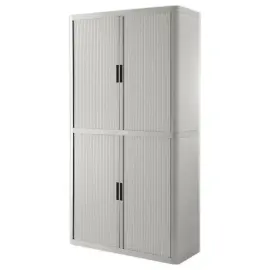 Armoire &agrave; rideaux EasyOffice - 204 x 41,5 x 110 cm - Gris - PAPERFLOW 