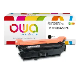 Toner &eacute;q. HP CE400A - Noir - OWA 