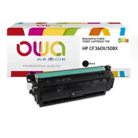 Toner &eacute;q. HP CF360X - Haute capacit&eacute; - Noir - OWA 