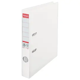 Classeur &agrave; levier n&deg;1 Power - Dos 5 cm - Blanc - ESSELTE 