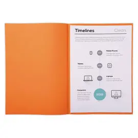 250 Sous-chemises 22x31cm SUPER 60 - 60g - orange - EXACOMPTA 