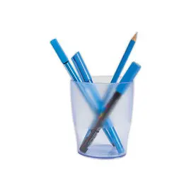 Pots &agrave; crayons - Diam&egrave;tre 7 cm - bleu clair - FIDUCIAL 