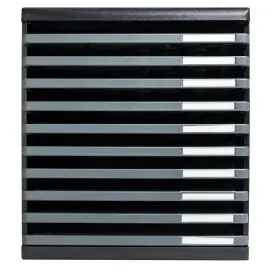 Module de classement 10 tiroirs ouverts - noir - EXACOMPTA 