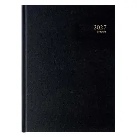 Agenda journalier Bremax 2 Noir - 21 x 29 cm - BREPOLS 