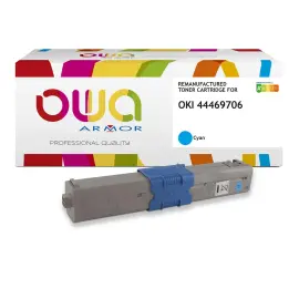 Toner &eacute;q. OKI C310 - Cyan - OWA 
