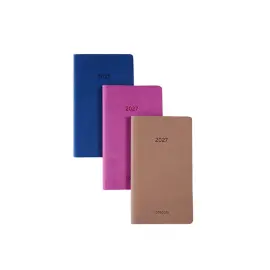 Agenda semainier  Colora - 9x16cm - Assortis - Janvier &agrave; d&eacute;cembre - BREPOLS 