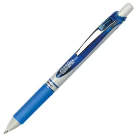 Roller pointe m&eacute;tal - Ecriture moyenne - Bleu - PENTEL 
