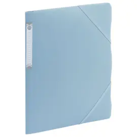 Chemise 3 rabats &agrave; &eacute;lastiques - polypropyl&egrave;ne  5/10e - bleu clair - FIDUCIAL 