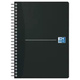 Cahier spirale A5 Essentials - 5x5 - 180 pages - Noir - OXFORD 