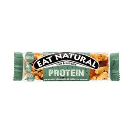 12 EAT NATURAL CACAHUETES AMANDES CARAMEL SALE 40gr 